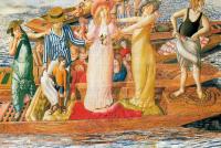 Stanley Spencer - Christ Preaching at Cookham Regatta Listening from Punts